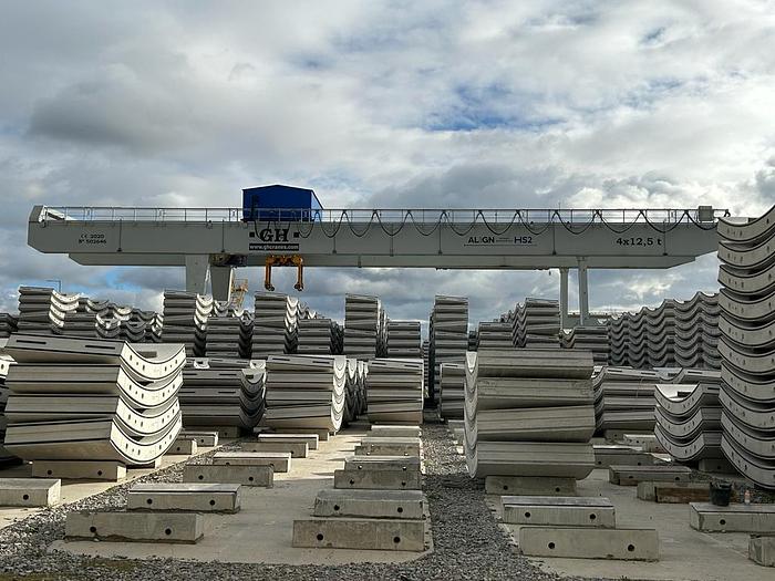 Used 50 ton GH Heavy Duty Gantry Cranes x 3