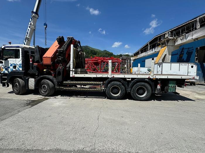 Used MAN TGS41.440 ton 8 x 4 Truck with Palfinger Model 100.000 Hydraulic Crane