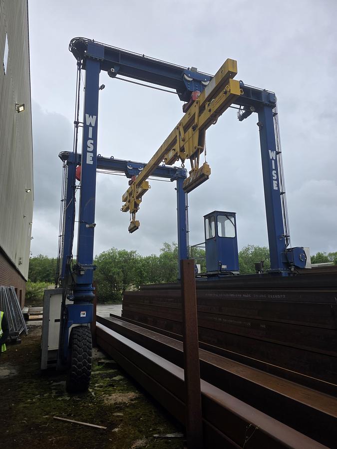 Used Wise Rubber Tyre Gantry, 15 ton capacity