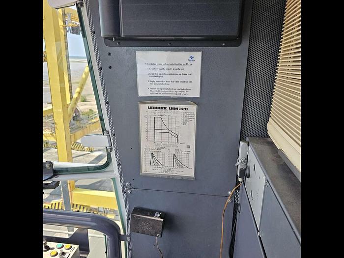 Used Liebherr Harbour Crane Model LHM 320, Year 2005