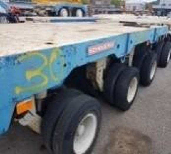 Used Scheurle modular Trailers Model LS 250, 24 axle lines