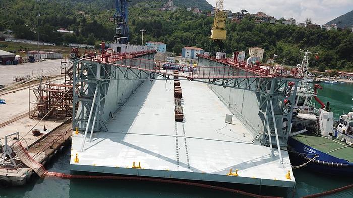 Used Floating Dry Dock. 4500 tonne Lifting Capcity