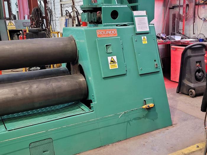 Used Roundo Plate Bending Rolls, 3m x 20mm Capacity, 3m x 16mm Prebending