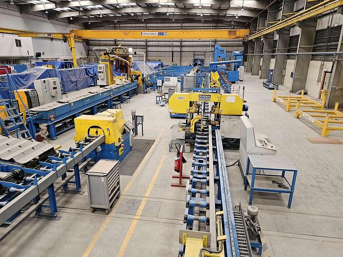 Used FULLY AUTOMATED PIPE SPOOL PRODUCTION FACILITY, UP to 16/20 inch Diameter Pipe, Design By 3R Germany, Fully Computer Controlled.