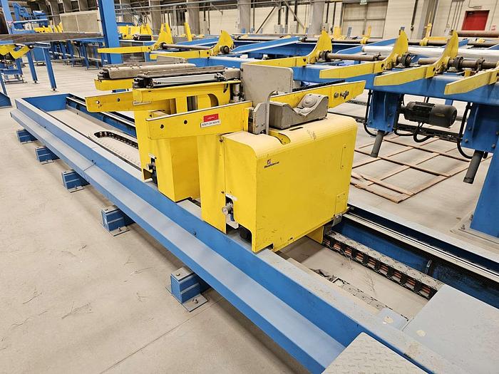 Used FULLY AUTOMATED PIPE SPOOL PRODUCTION FACILITY, UP to 16/20 inch Diameter Pipe, Design By 3R Germany, Fully Computer Controlled.