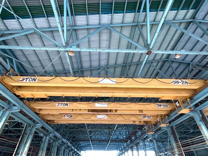Used 60 Gantry/Overhead/Bridge Cranes for Sale from 3 to 600 tonne Capacity