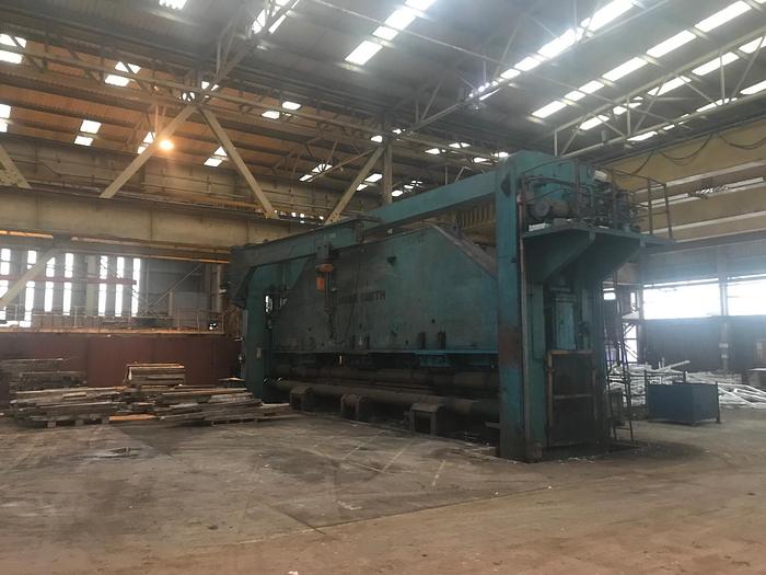 Used Hugh Smith 10.7m x 600 ton Shipyard Roll Press, Plate Rolling and Bending Machine