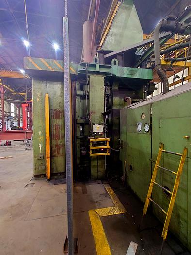 Used Vertical Plate Bender, 2000 ton, 3.100mm Wide x 90mm Thick Plate Capacity