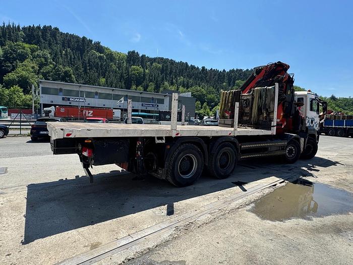 Used MAN TGS41.440 ton 8 x 4 Truck with Palfinger Model 100.000 Hydraulic Crane
