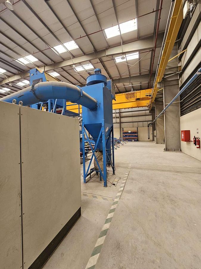 Used Rump (Germany) Automatic Pipe Shot Blasting Machine