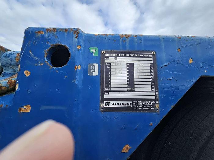 Used Scheurle Intercombi Modular Trailers