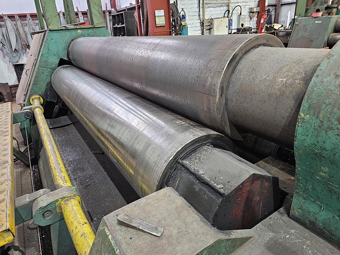 Used Stolting 3m x 25mm Plate Bending Rolls, 3 Roll with Prebending