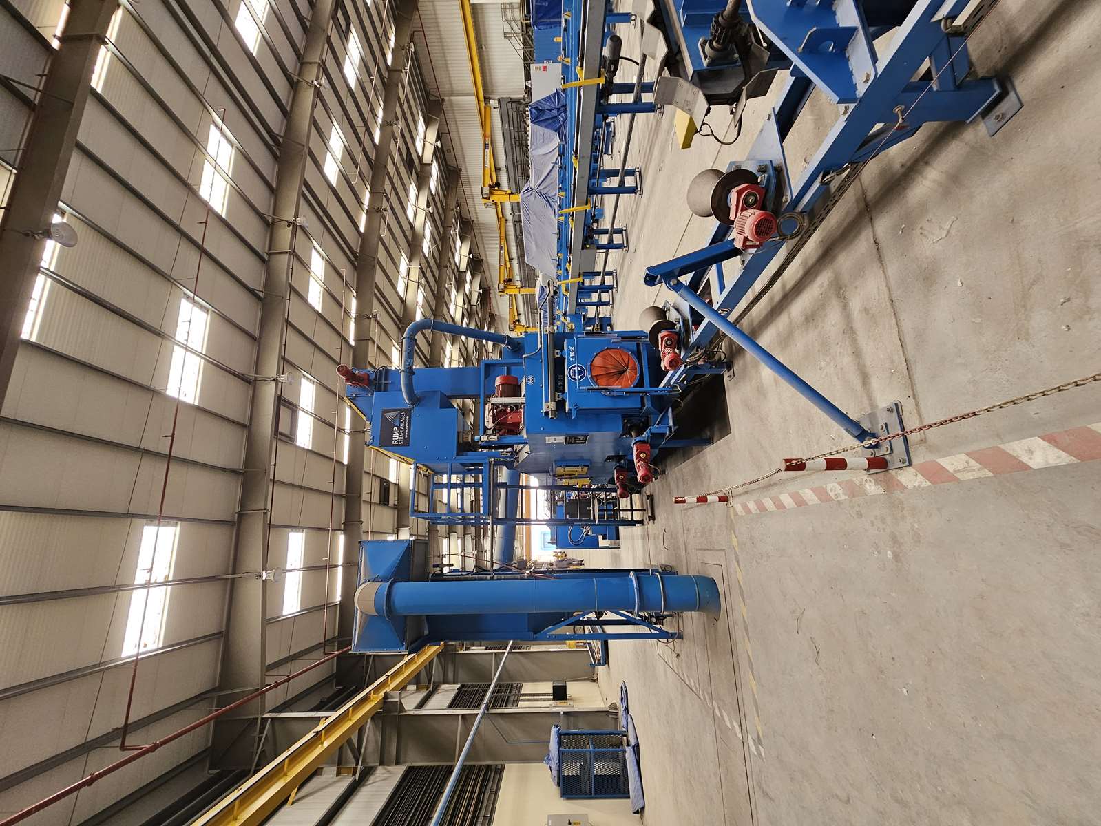 Used Rump (Germany) Automatic Pipe Shot Blasting Machine