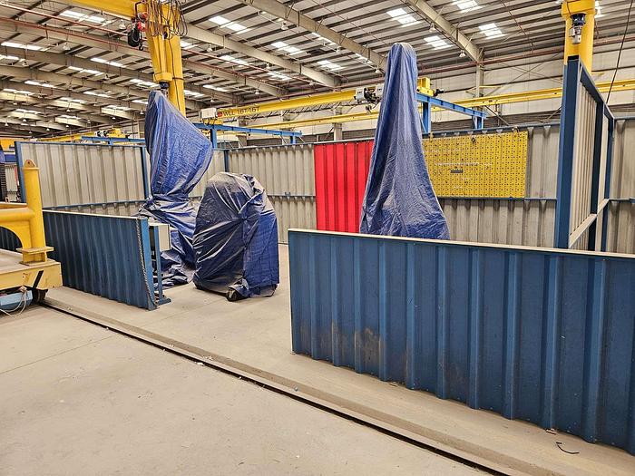 Used FULLY AUTOMATED PIPE SPOOL PRODUCTION FACILITY, UP to 16/20 inch Diameter Pipe, Design By 3R Germany, Fully Computer Controlled.