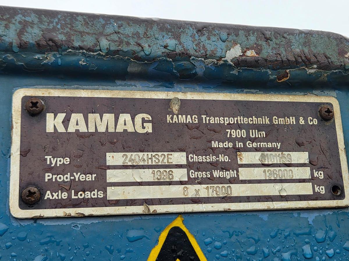 Used KAMAG SPMTs (Self Propelled Modular Trailers), 36 Axle Lines, 2 PPUs
