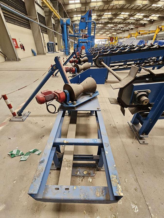 Used Rump (Germany) Automatic Pipe Shot Blasting Machine