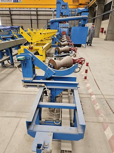 Used FULLY AUTOMATED PIPE SPOOL PRODUCTION FACILITY, UP to 16/20 inch Diameter Pipe, Design By 3R Germany, Fully Computer Controlled.