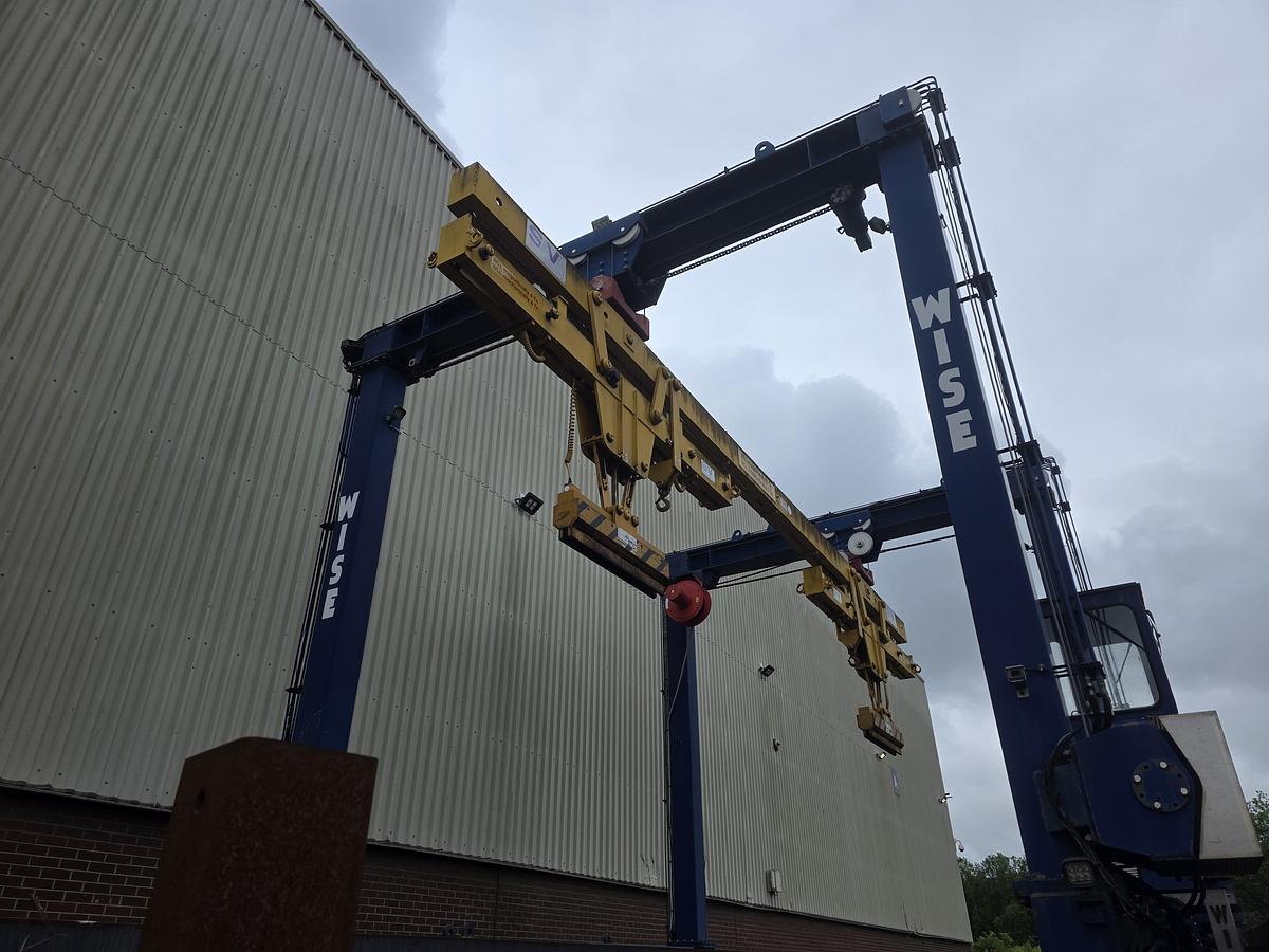 Used Wise Rubber Tyre Gantry, 15 ton capacity