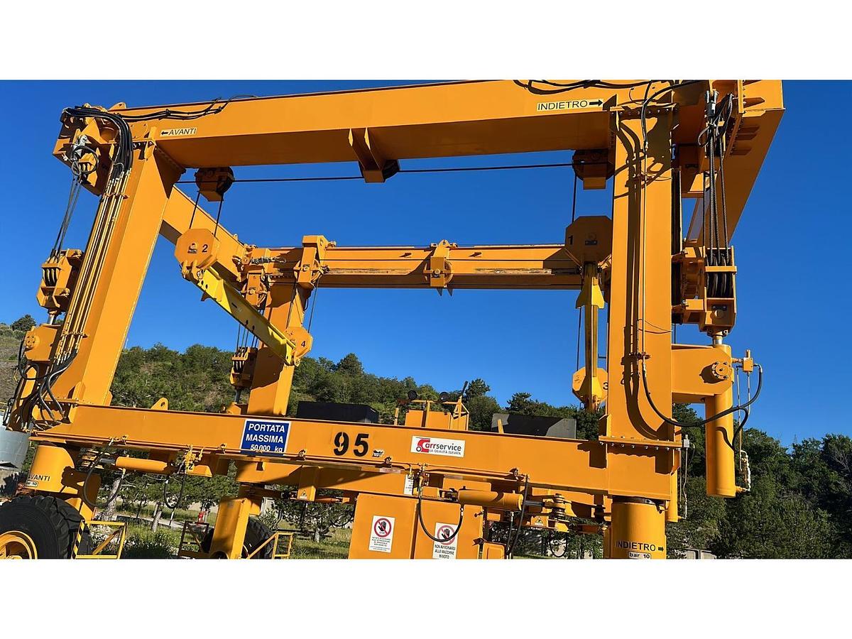 Used ASCOM 50 ton Capacity Rubber Tyre Gantry