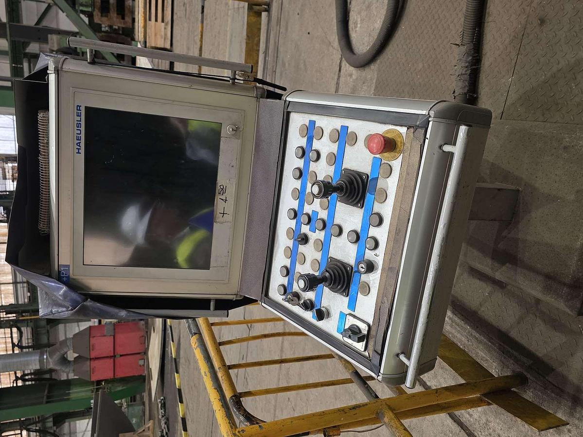 Used Haeusler Heavy Duty 4 Roll Plate Bending Rolls, 3.6m x 200mm capacity