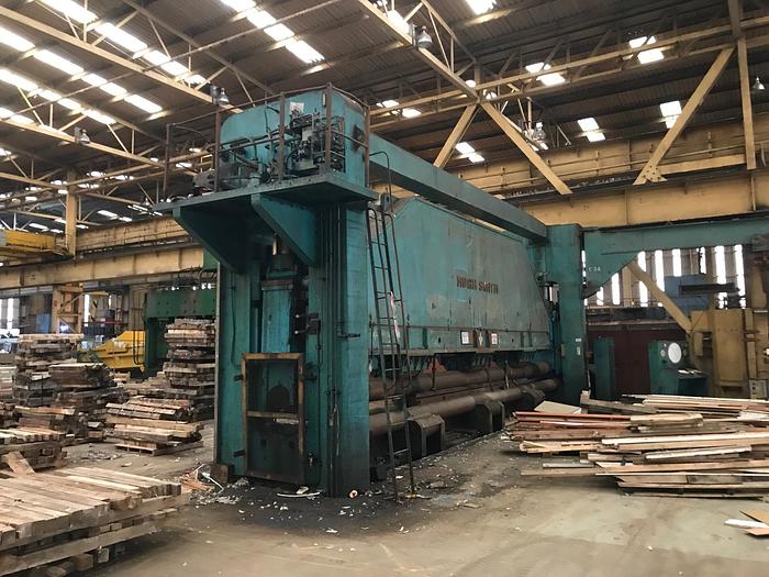 Used Hugh Smith 10.7m x 600 ton Shipyard Roll Press, Plate Rolling and Bending Machine
