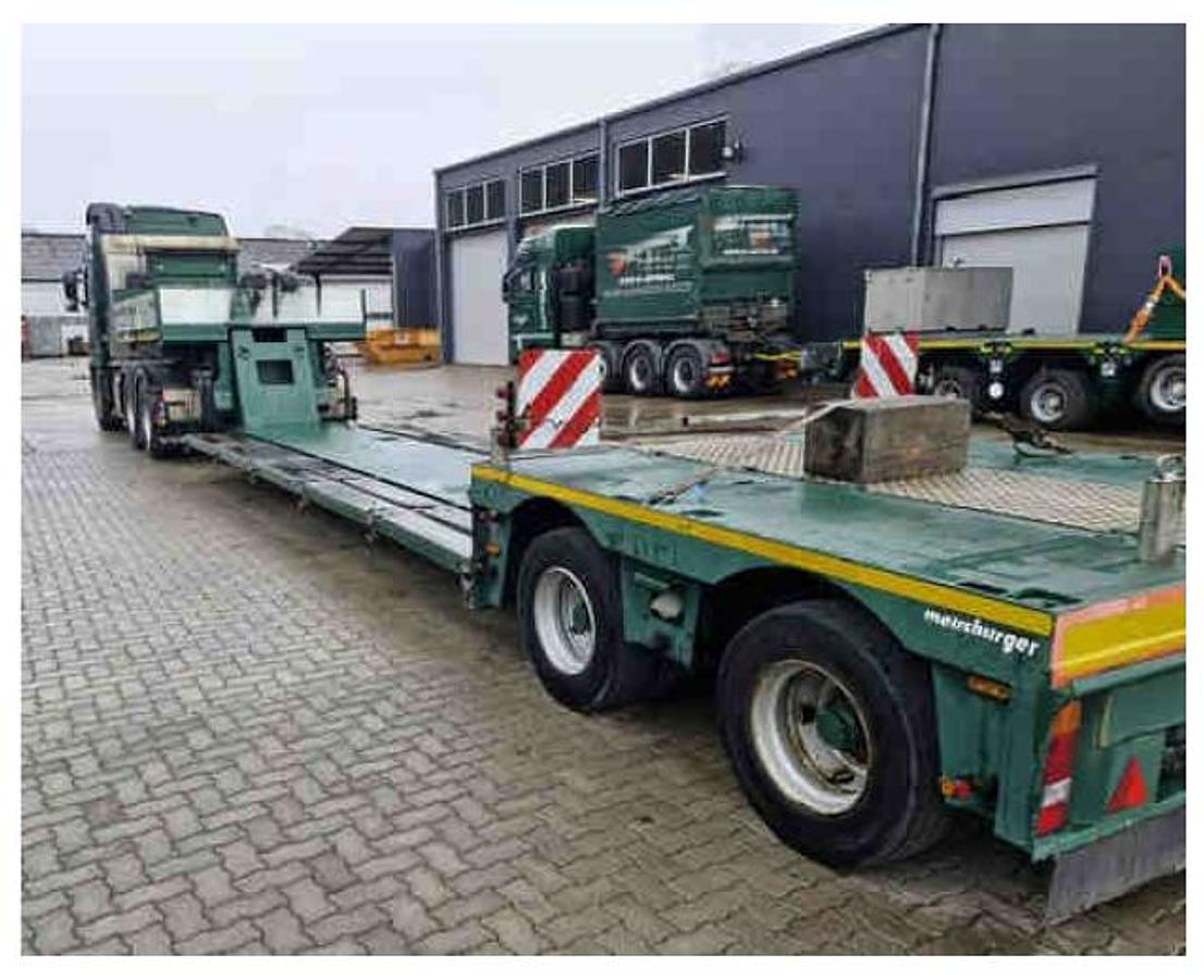 Used Meusburger Very Low Bed Semi Trailer, 2 axle