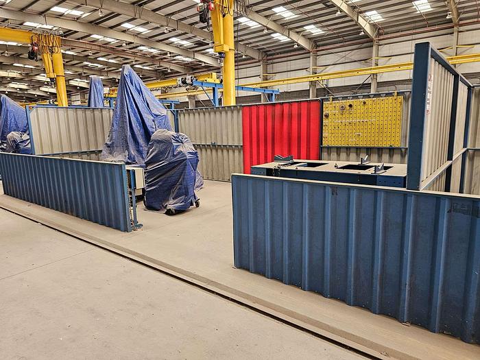 Used FULLY AUTOMATED PIPE SPOOL PRODUCTION FACILITY, UP to 16/20 inch Diameter Pipe, Design By 3R Germany, Fully Computer Controlled.