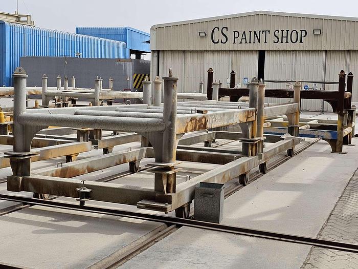 Used FULLY AUTOMATED PIPE SPOOL PRODUCTION FACILITY, UP to 16/20 inch Diameter Pipe, Design By 3R Germany, Fully Computer Controlled.