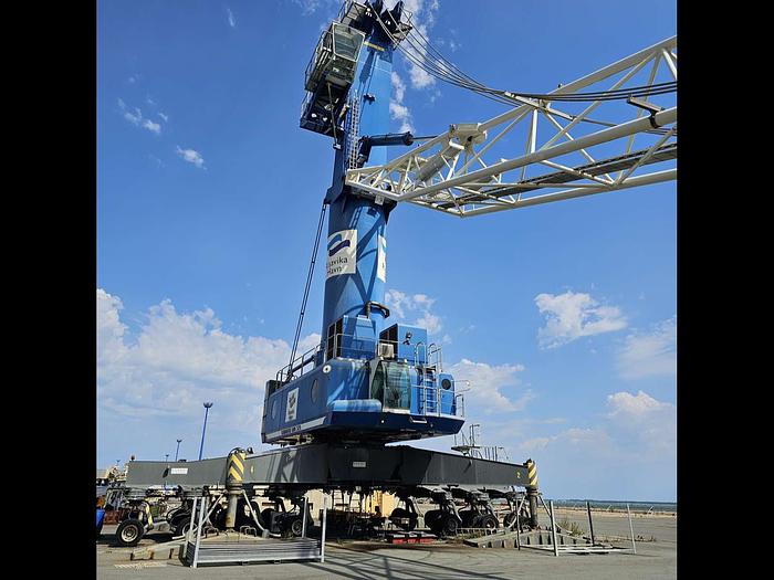 Used Liebherr Harbour Crane Model LHM 320, Year 2005