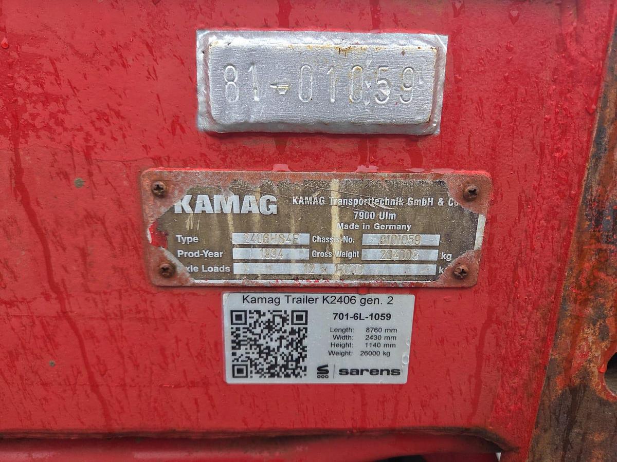 Used KAMAG SPMTs (Self Propelled Modular Trailers), 36 Axle Lines, 2 PPUs