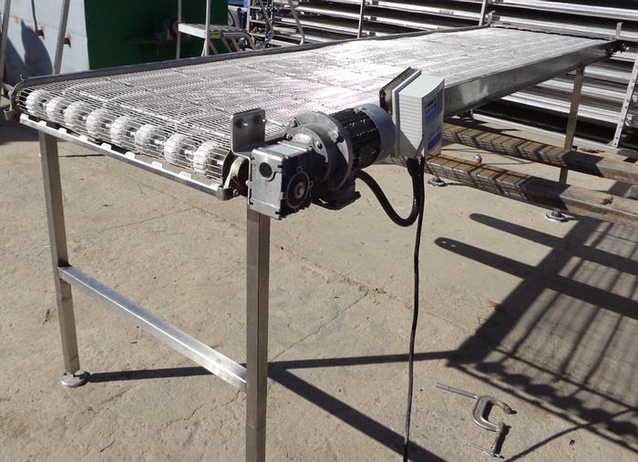Used Conveyor, Belt, 32" x 12', S/st, Rigos, 1/2 HP, #C742847
