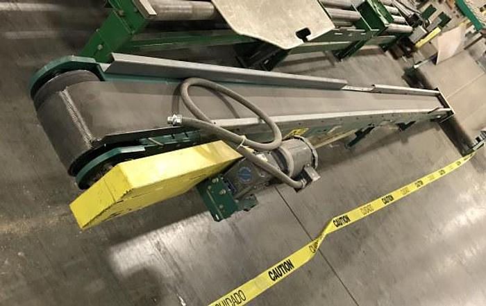 Used 12" WIDE x 21-1/2' LONG POWER BELT CONVEYOR