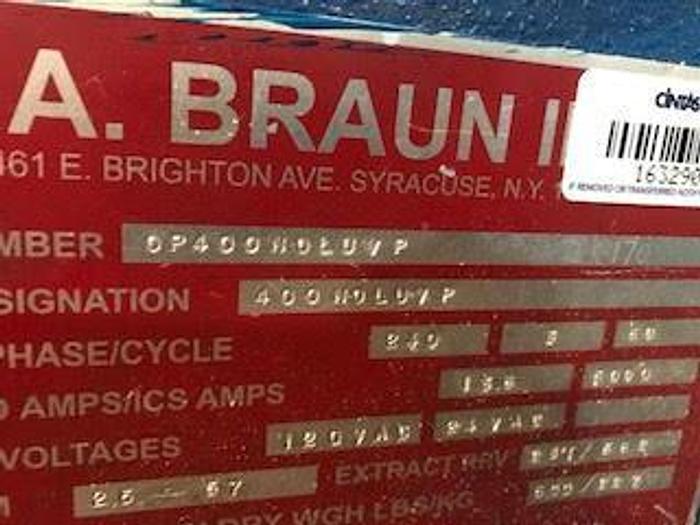 Used 2000 BRAUN 400 OPEN POCKET