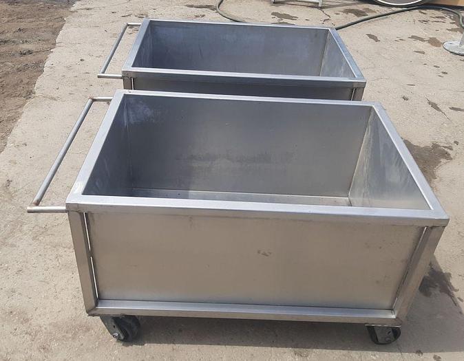Used Tank, 64 Gallon, S/st, Rectangular, 24"x 36" x 17" #S744713