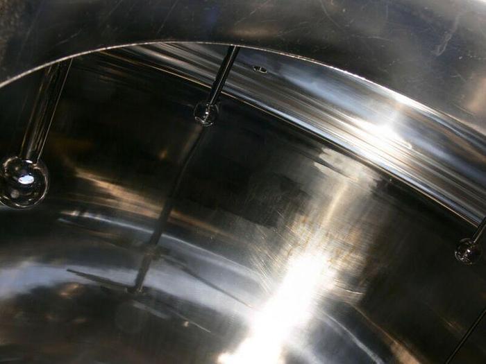 Used Feldmeier 4500 Liter 316L SS Jacketed Reactor w/ Agitator 30 PSI FV &100 PSI