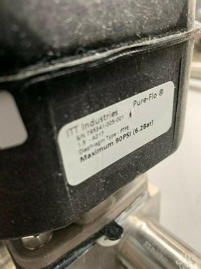 Used 3 ITT Pure-Flo 1.5" A217 Diaphragm Actuators & 2 1" A290 Diaphragm Actuators