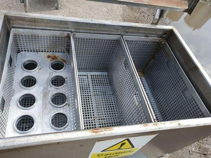 Used Stainless Steel Utensil Wash Tank with Heater