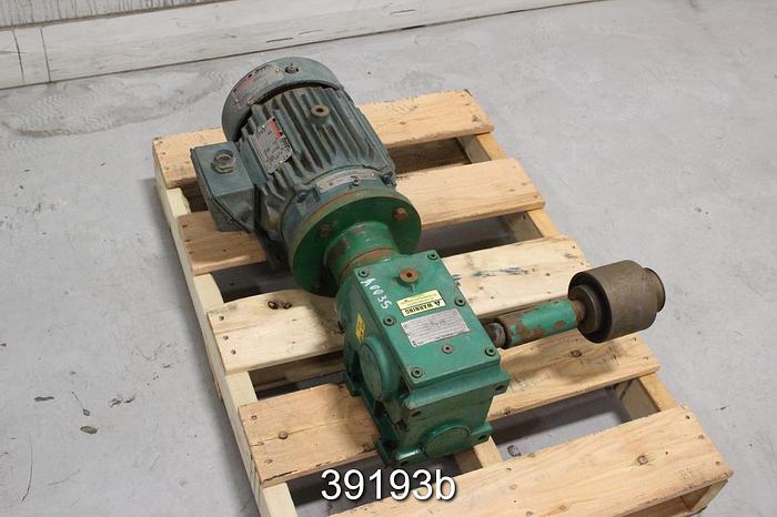 Used Refiner Set-Up Motor, 3 HP with Sew Eurodrive Gearbox #39193