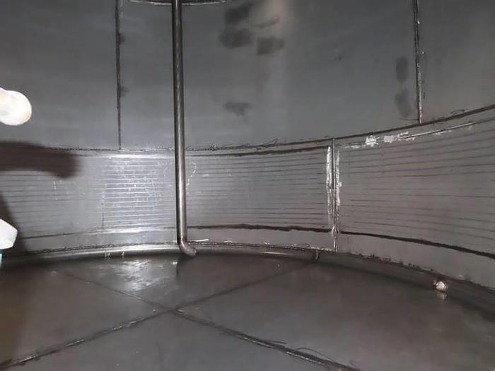 Used 6,500 GALLON IMPERIAL STEEL TANK CO. VERTICAL TANK - S/S - JACKETED