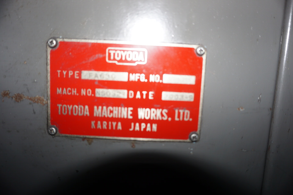 Used TOYODA FA630 HORIZONTAL MACHINING