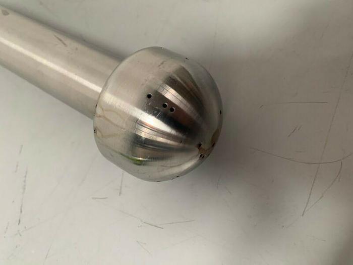 Used Stainless Steel 23" Spray Ball w/ 1 1/2" Sanitary Fitting