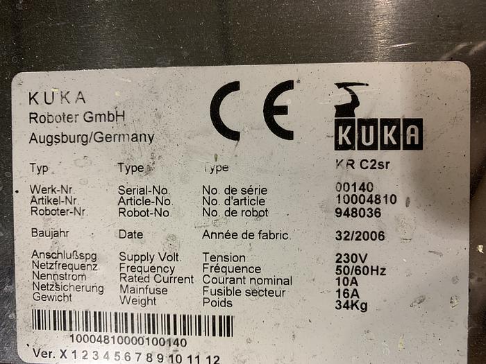 Used KUKA KR 5 SIXX R650 6 AXIS CNC ROBOT