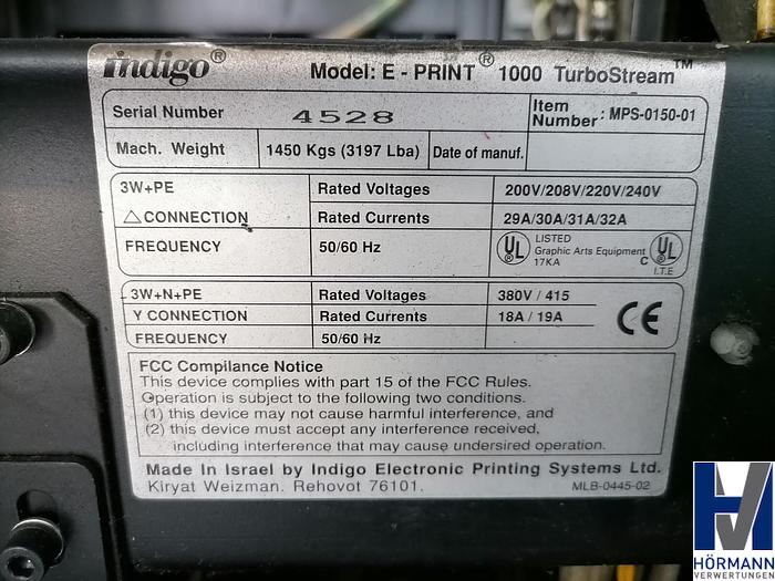 Gebraucht 2005 Hewlett Packard Indigo r1000