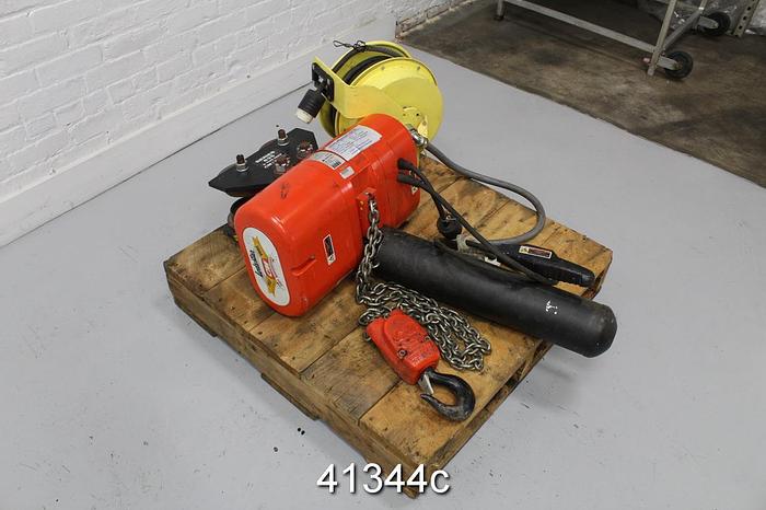 Used Columbus Mckinnon Model R Crane, Cap 2 Ton #41344