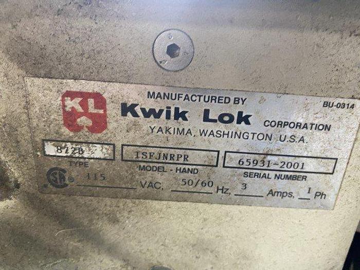 Used 2001 Kwik Lok 872B Automatic Bag Closer