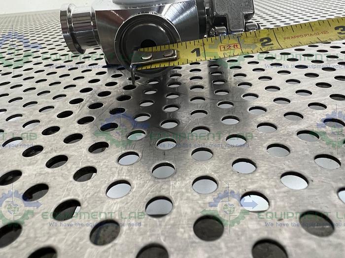 Used Pharmacia  Salvi DN6 460 4-way 316L Valve 18-5757-01 w/ 1/2" Sanitary Fitting