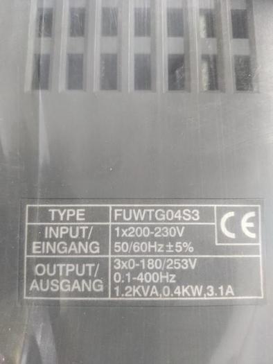 Frequenzumformer 4S3 FUWTG04S3, Watt tronic, 0,4 KW, neu