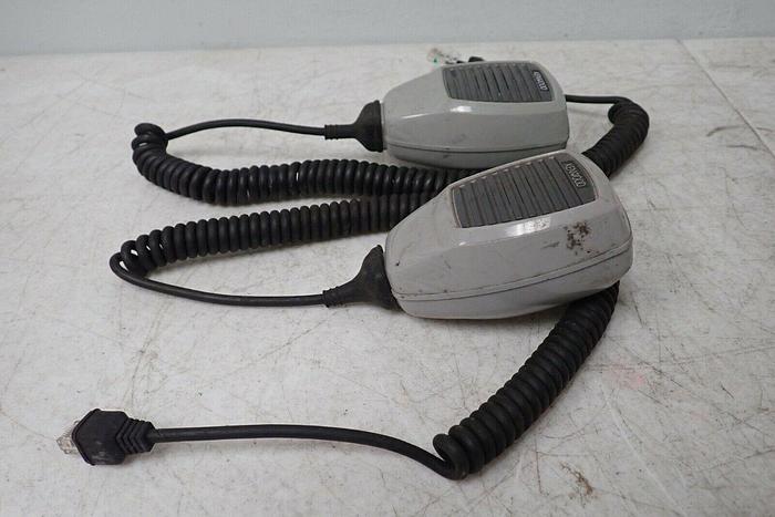 Used Lot of 2 Kenwood Dynamic Impedance Handheld Microphones