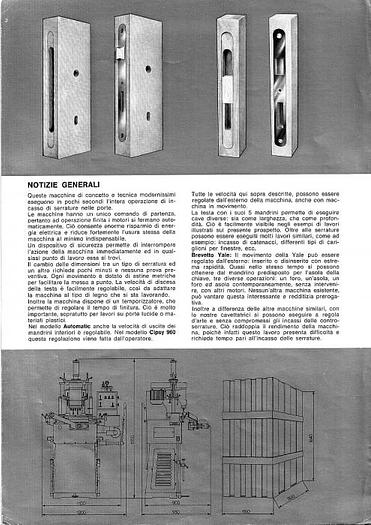 Usado CAVATRICE PUNTA PER SCASSO SERRATURE AUTOMATICA CYPSI 960