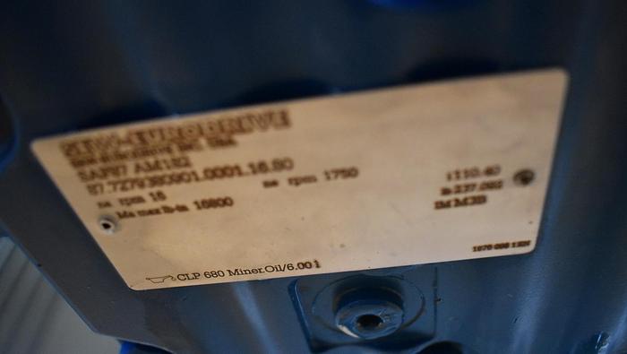 Used USED ROTARY AIR LOCK VALVE, 14'' X 14'', STAINLESS STEEL, UNUSED